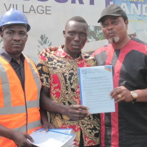 Presentation of documents By our CEO and veteran actor Mr Ladi Folarin