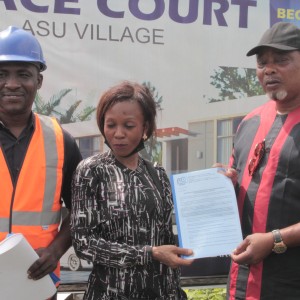 Presentation of documents By our CEO and veteran actor Mr Ladi Folarin