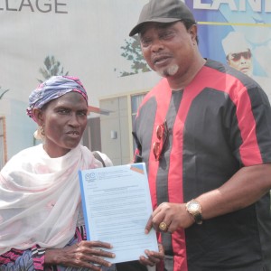 Presentation of documents By our CEO and veteran actor Mr Ladi Folarin