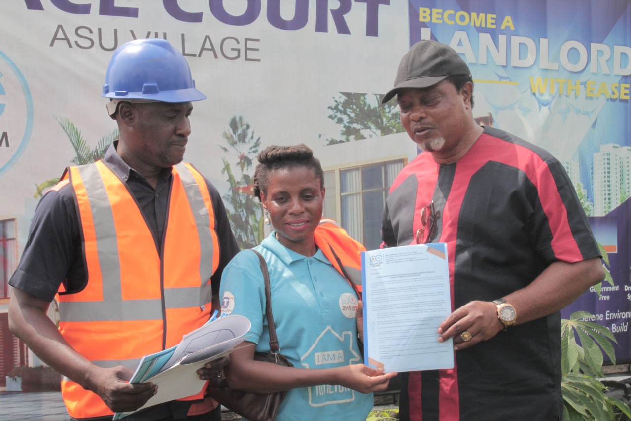 Presentation of documents By our CEO and veteran actor Mr Ladi Folarin