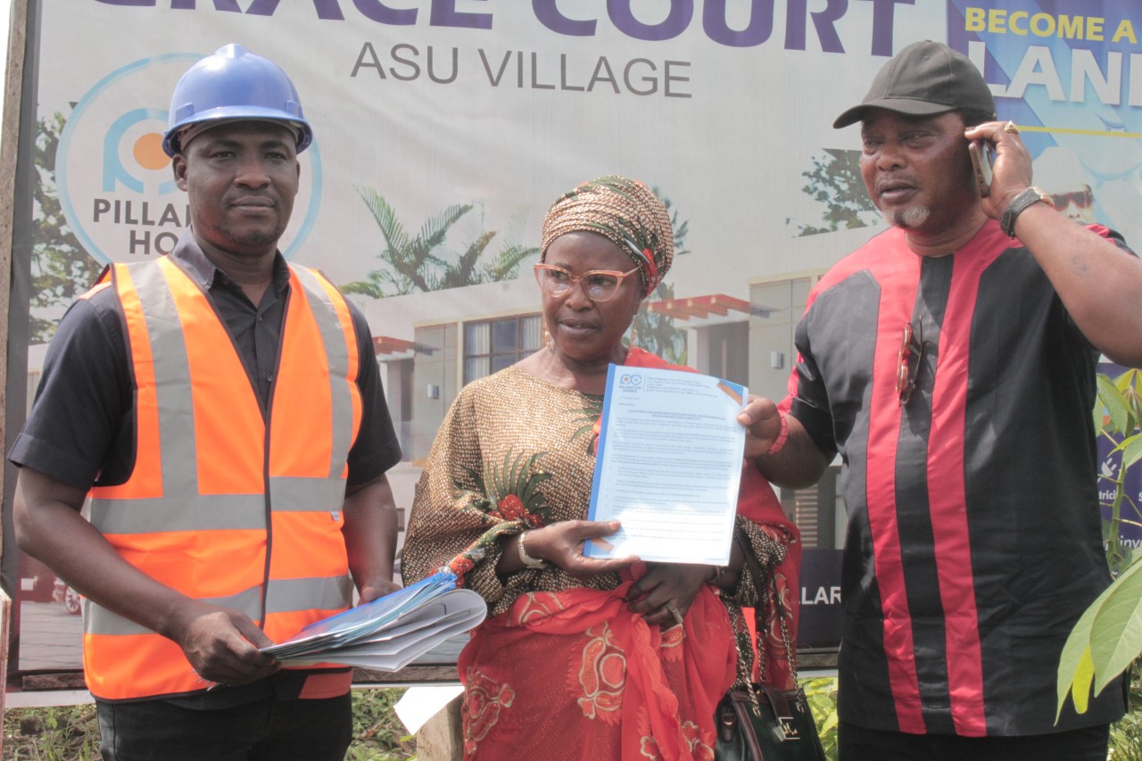 Presentation of documents By our CEO and veteran actor Mr Ladi Folarin