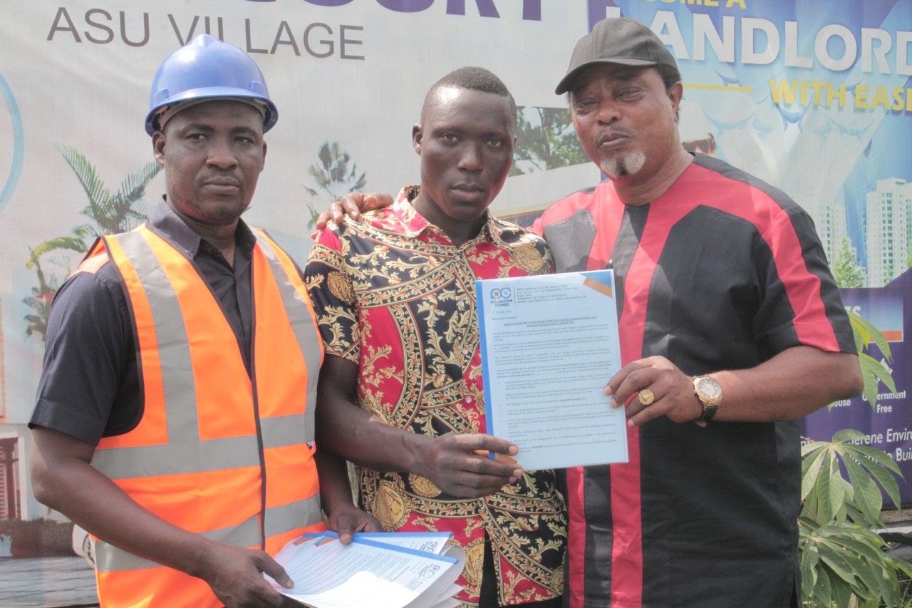 Presentation of documents By our CEO and veteran actor Mr Ladi Folarin